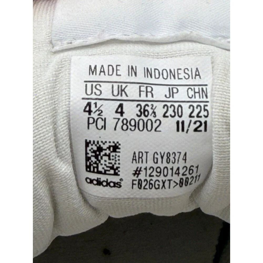 Adidas Originals Top Ten RB J Kids Youth Size 4.5Y White Sneakers GY8374
